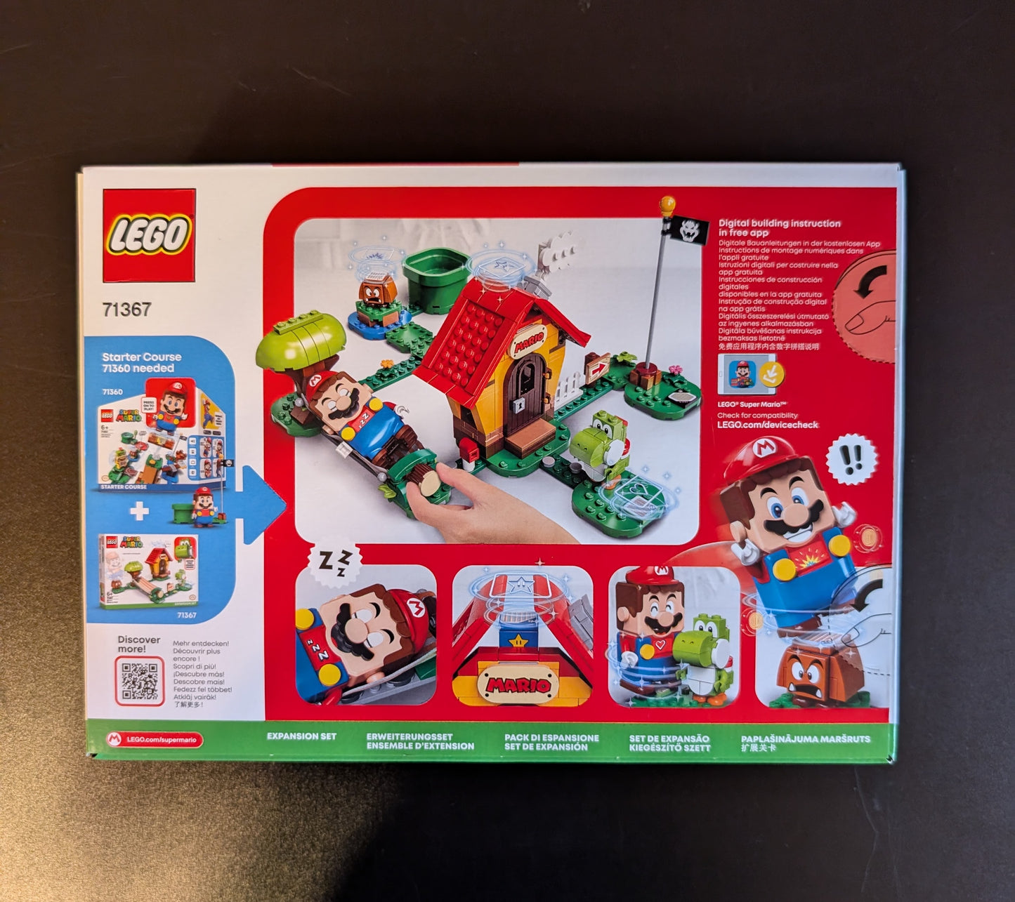 LEGO® Super Mario - 71367 - Marios Haus und Yoshi – Erweiterungsset - Neu & OVP