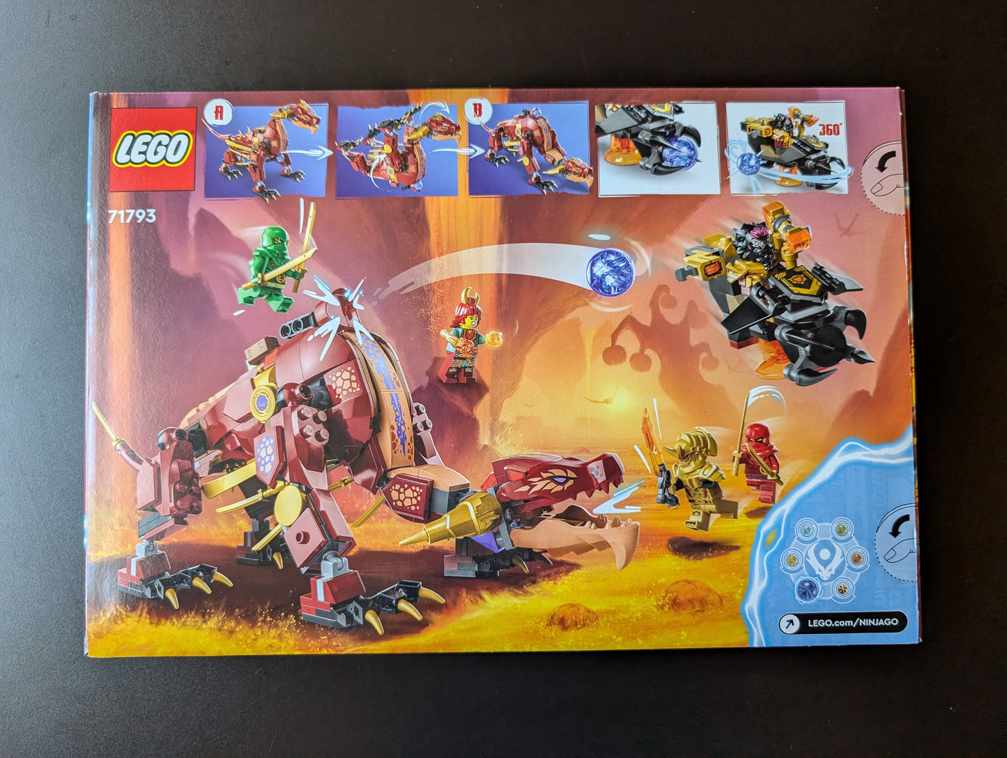 LEGO® Ninjago - 71793 - Wyldfires Lavadrache - Neu & OVP