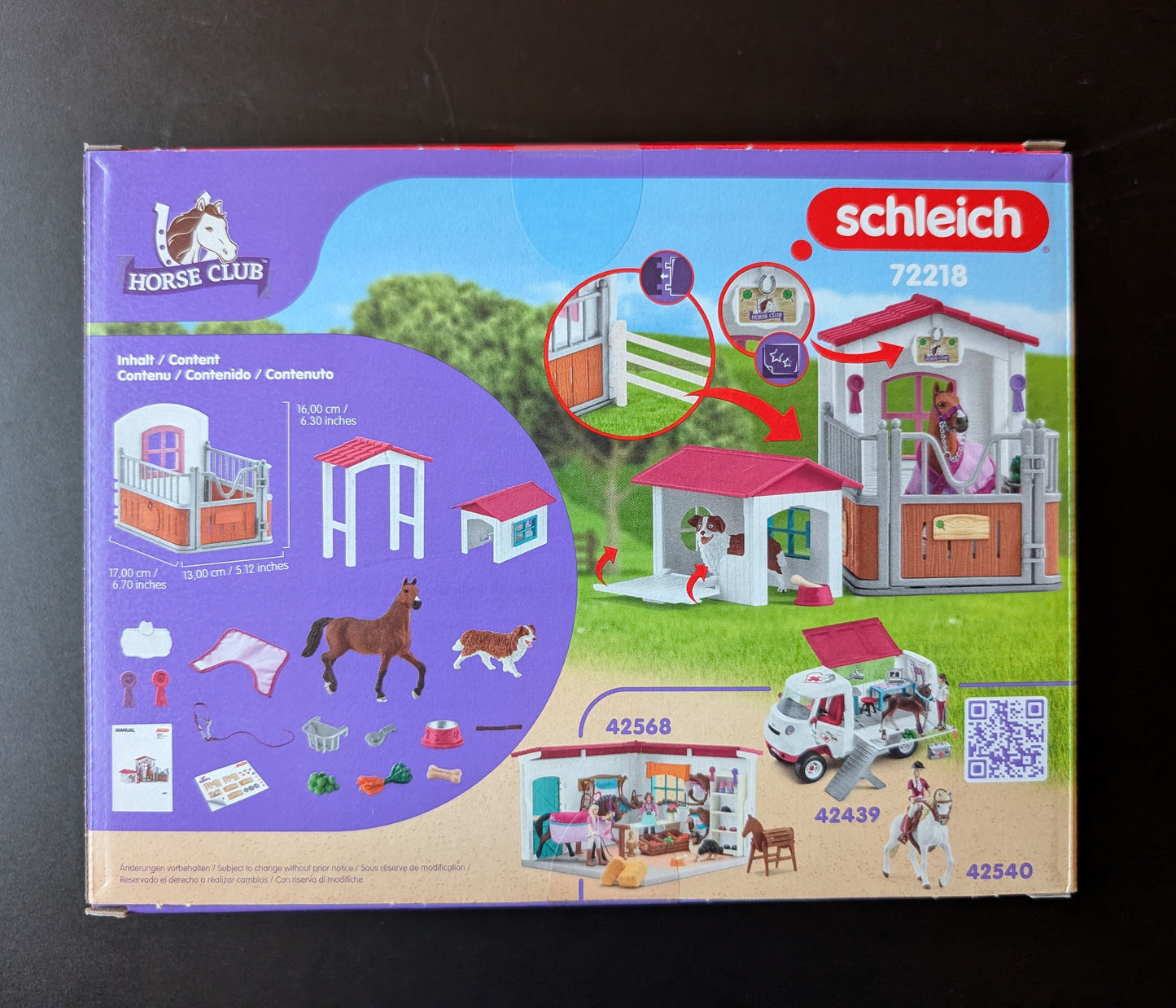 Schleich - 72218 - Pferdebox & Hundehütte - Neu & OVP