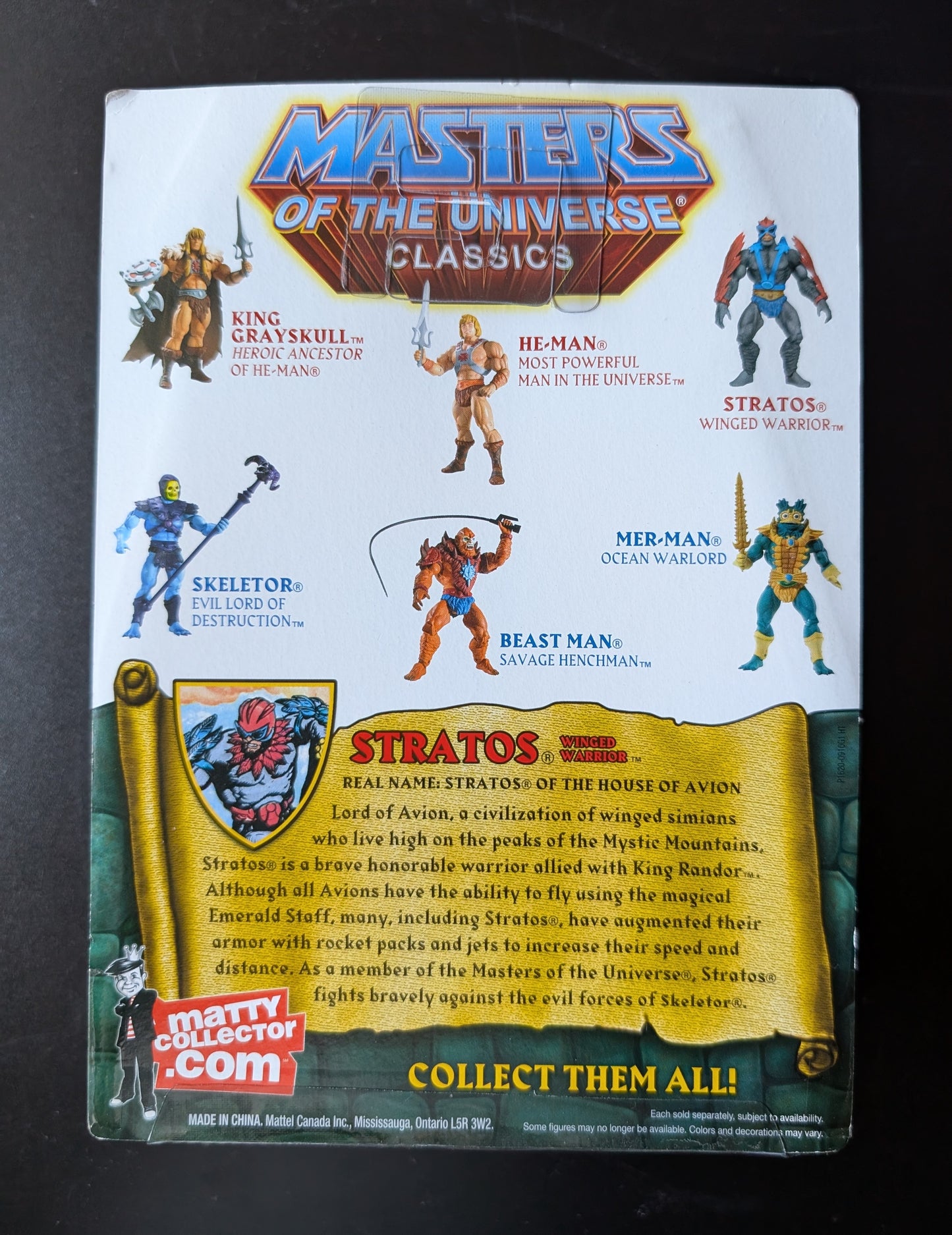Masters of the Universe Classics - Stratos - Neu & OVP