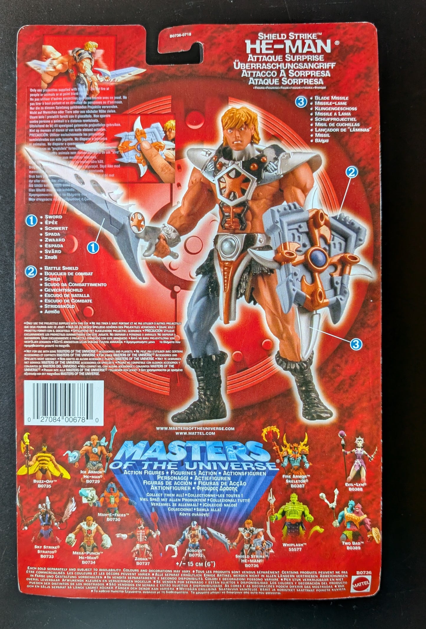 Masters of the Universe 200x - Shield Strike He-Man - Neu & OVP