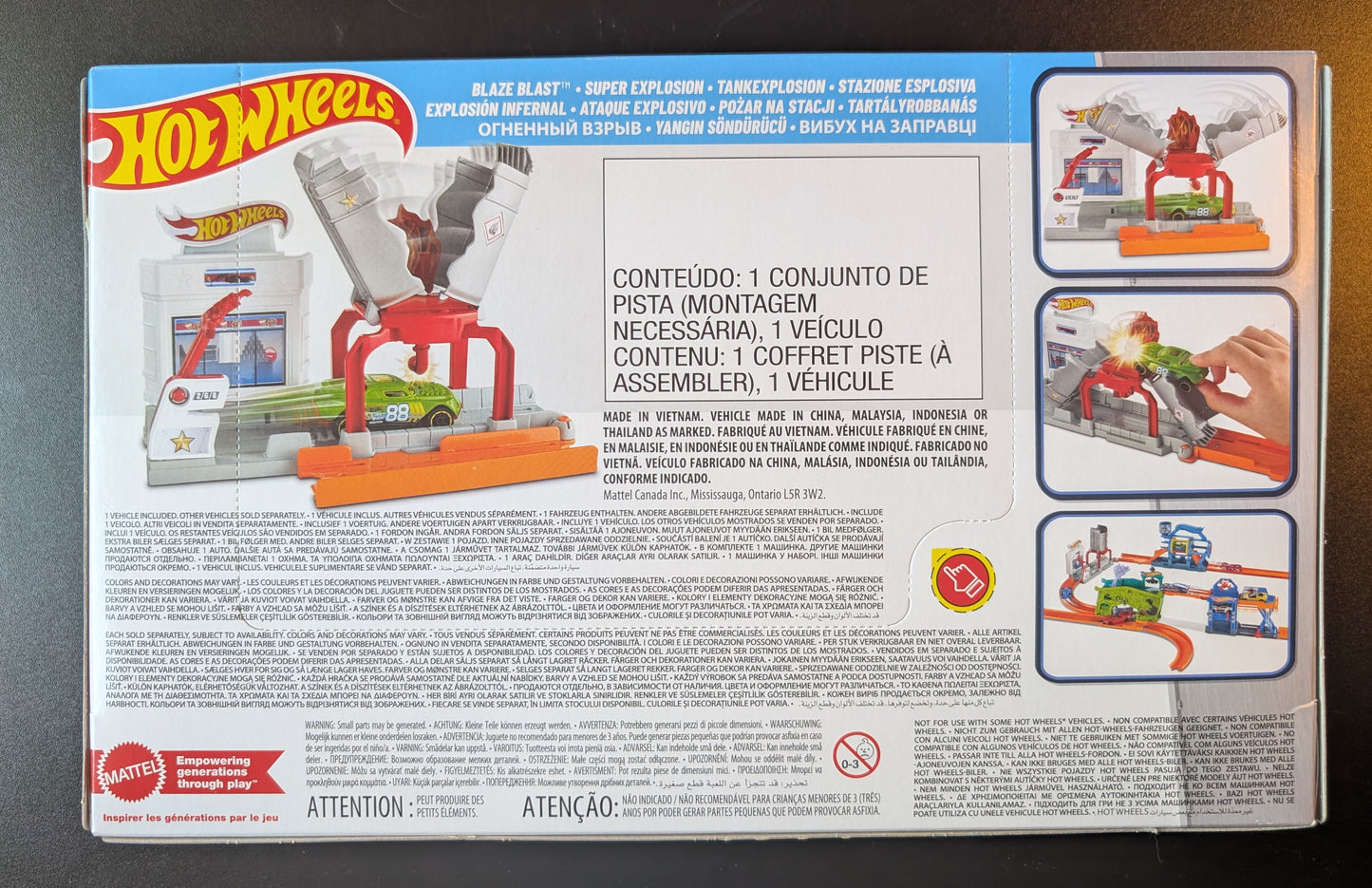 Mattel - Hot Wheels City - Blaze Blast, Super Exposion - Neu & OVP