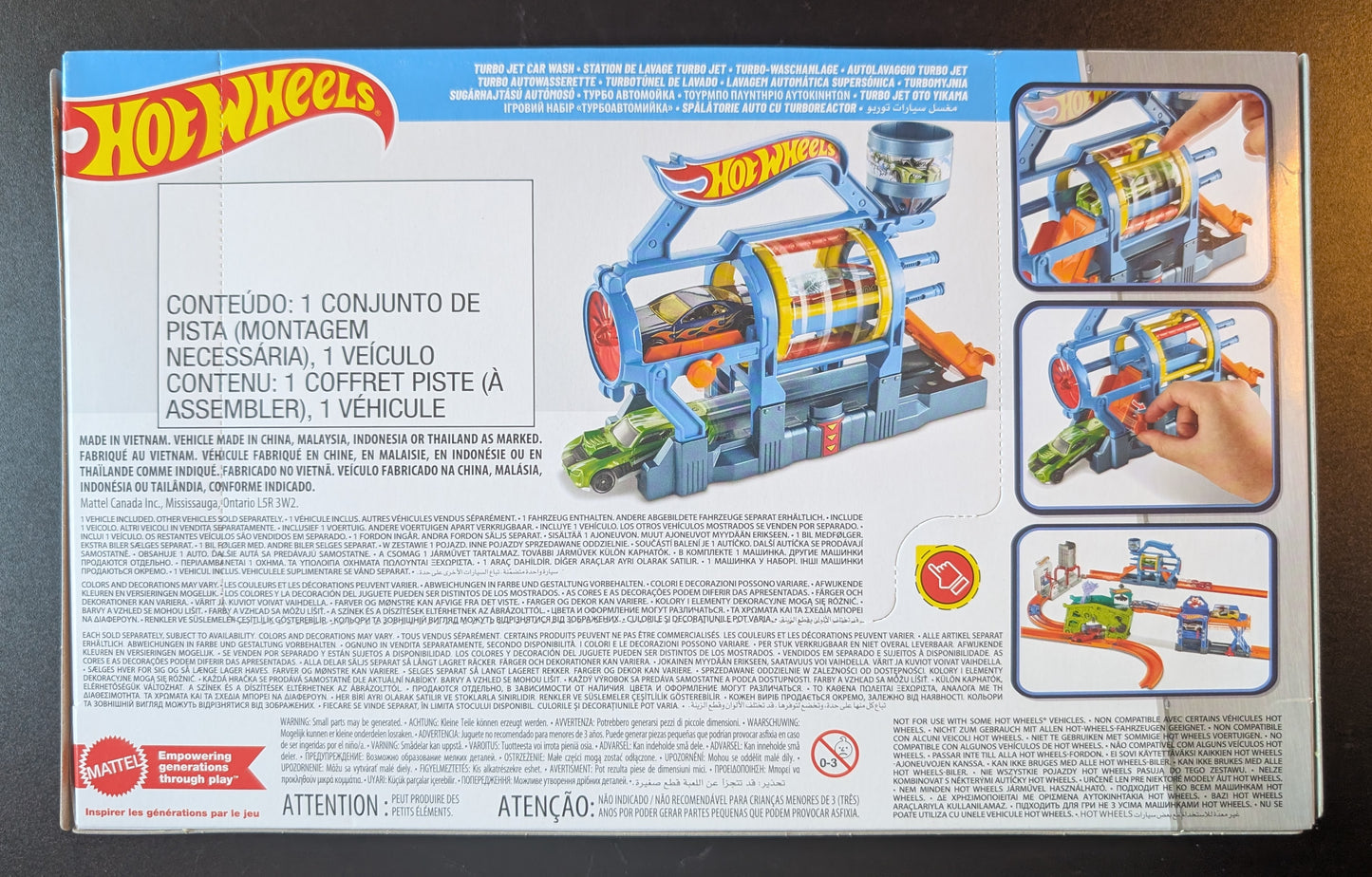 Mattel - Hot Wheels City - Turbo Jet Car Wash - Neu & OVP