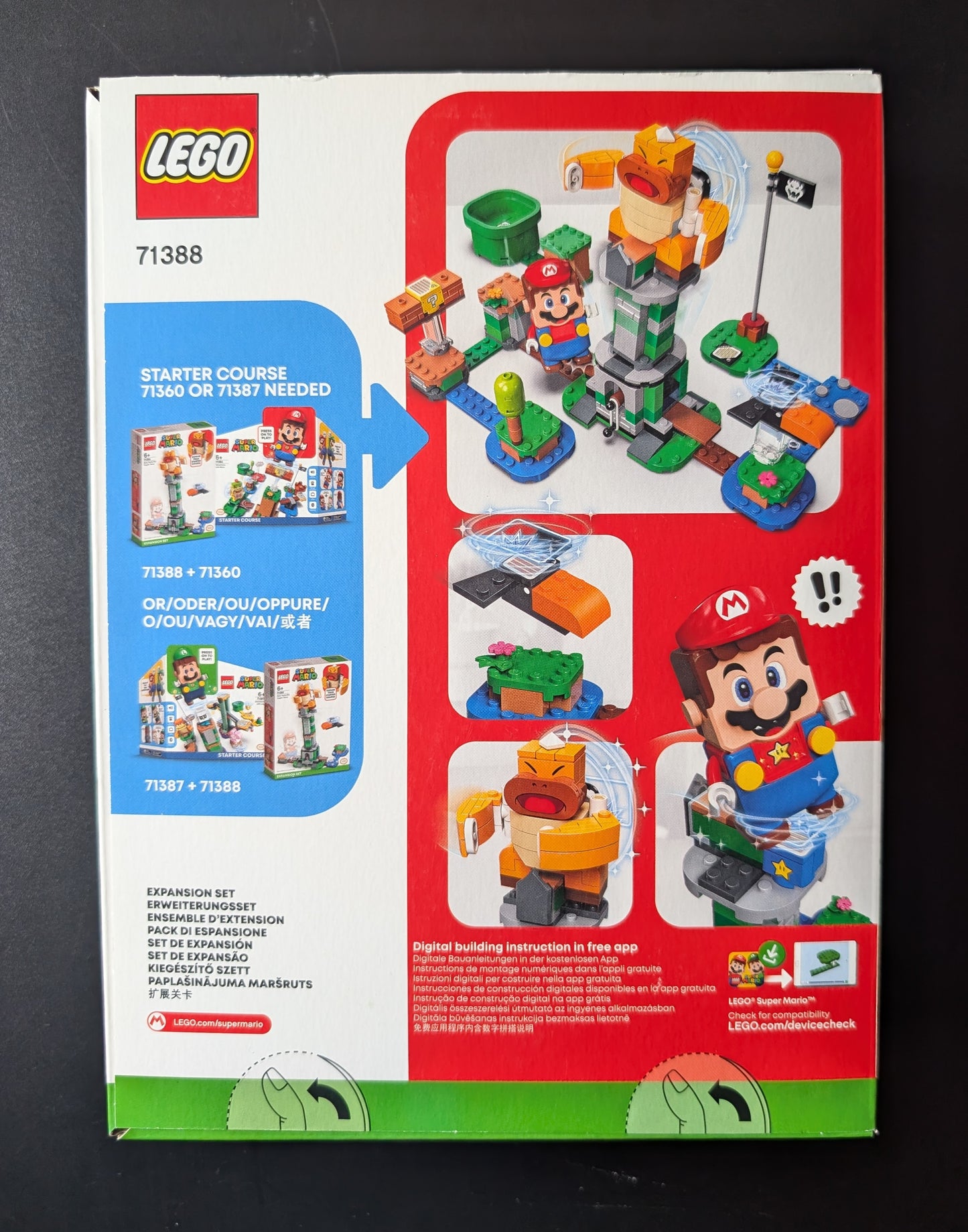 LEGO® Super Mario - 71388 - Kippturm mit Sumo-Bruder-Boss – Erweiterungsset - Neu & OVP
