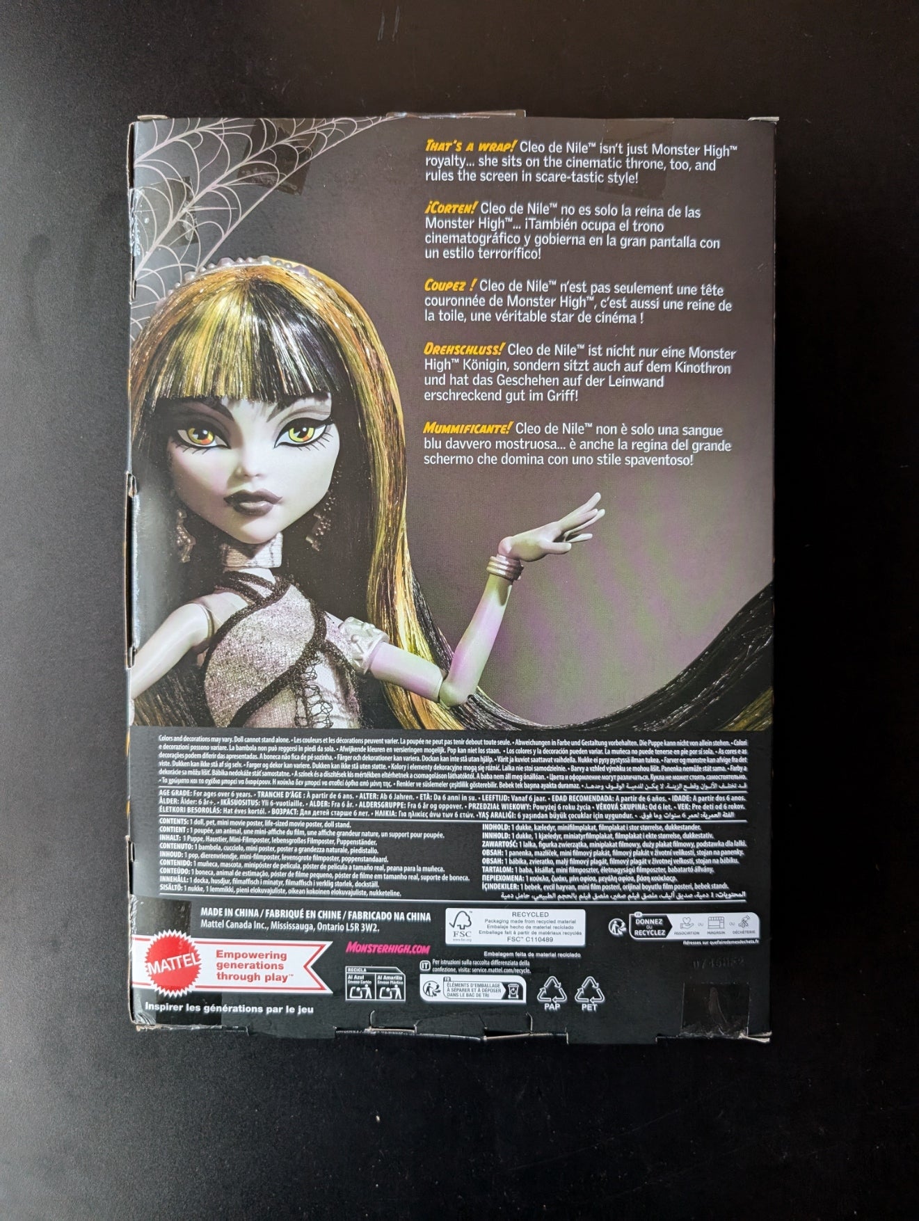 Mattel - Monster High - Reel Drama - Cleo De Nile - Neu & OVP