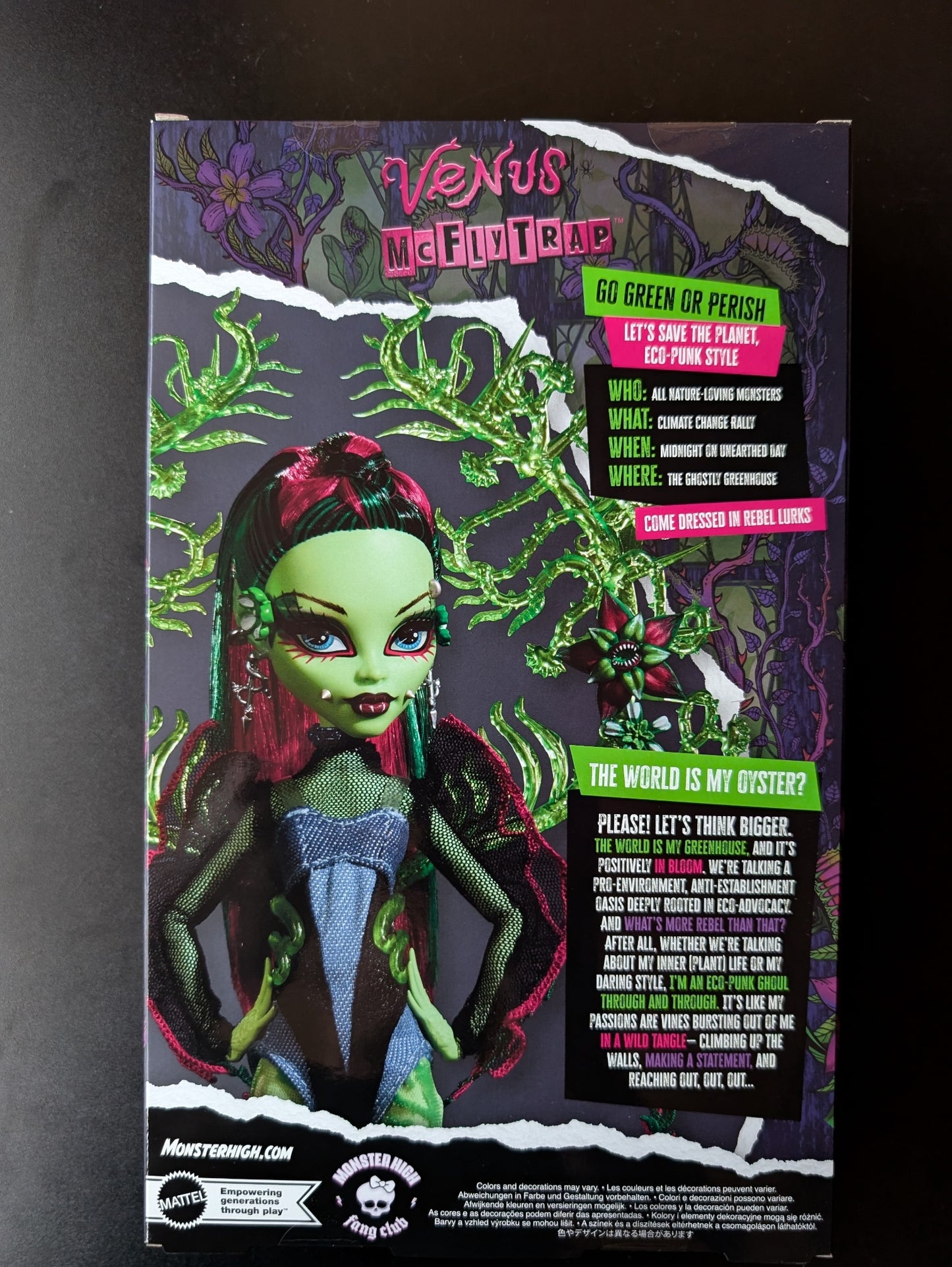 Mattel - Monster High - Venus McFlytrap Doll- Neu & OVP