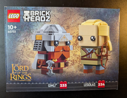 LEGO® BrickHeadz - 40751 - Legolas und Gimli - Neu & OVP