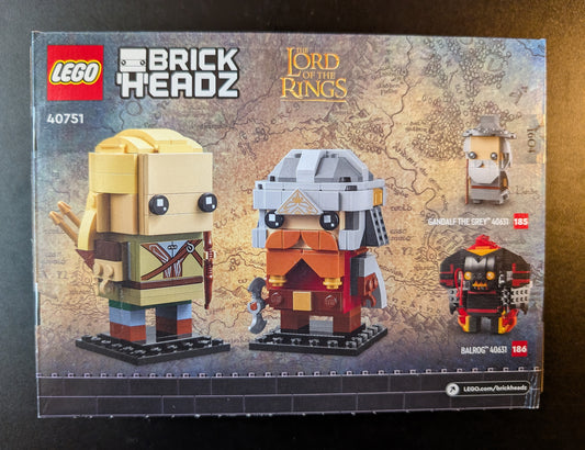 LEGO® BrickHeadz - 40751 - Legolas und Gimli - Neu & OVP
