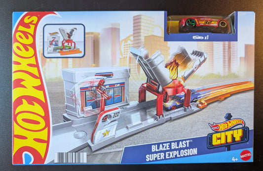 Mattel - Hot Wheels City - Blaze Blast, Super Exposion - Neu & OVP