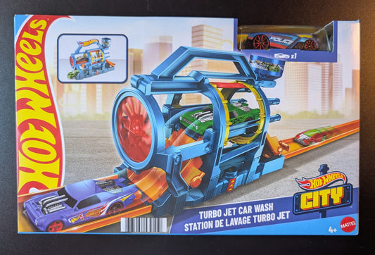 Mattel - Hot Wheels City - Turbo Jet Car Wash - Neu & OVP