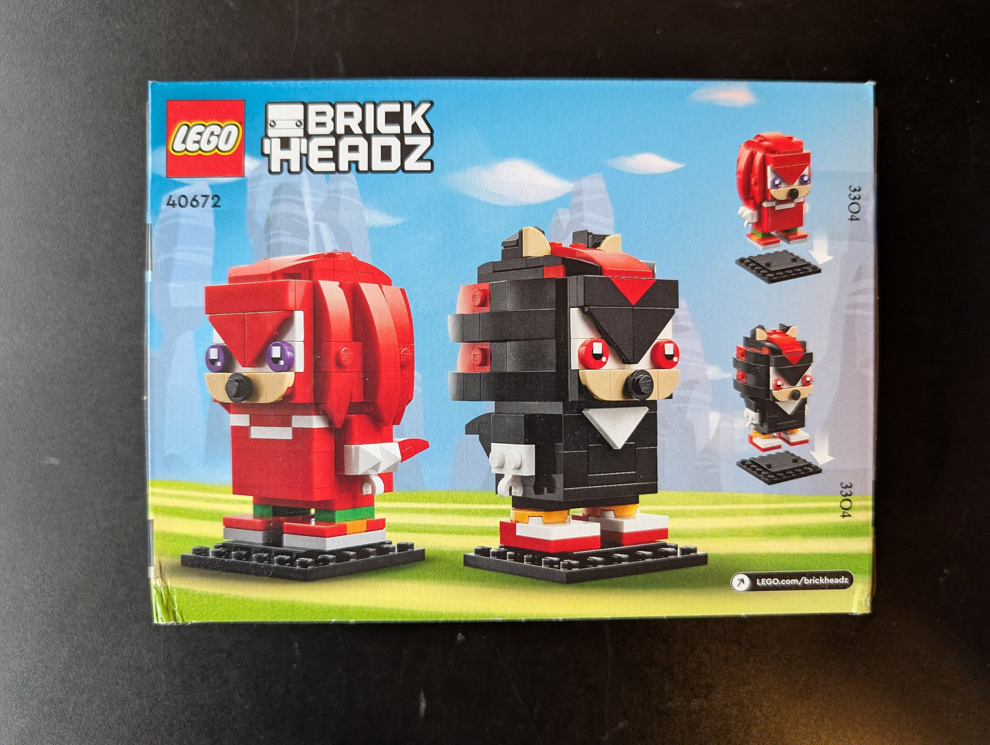 LEGO® BrickHeadz - 40672 - Sonic the Hedgehog: Knuckles & Shadow - Neu & OVP