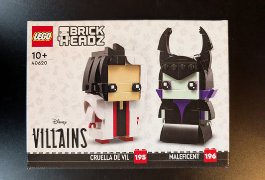 LEGO® BrickHeadz - 40620 - Cruella und Maleficent - Neu & OVP