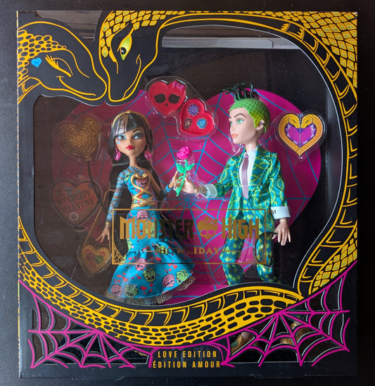 Mattel - Monster High - Cleo and Deuce Howliday Love Edition - 2 Pack - Neu & OVP